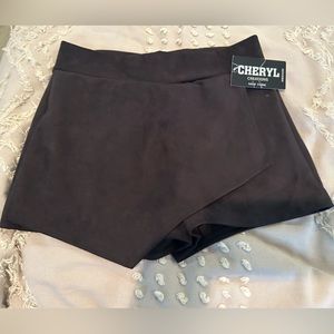 Beautiful, black, SKORT in size medium… so soft feels like a micro suede
